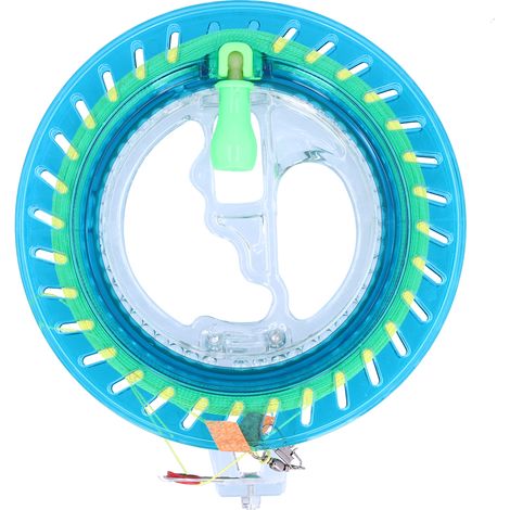 Manivelle de rangement de fil de cerf-volant extérieur avec 100 mètres de fil, roue de 16 cm, poignée antidérapante (1/5)