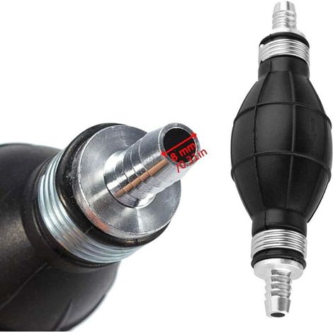 Pompa carburante a bulbo adescato da 8 mm, 2 pompe carburante a bulbo adescato per carburante, auto, giardino, (1/4)