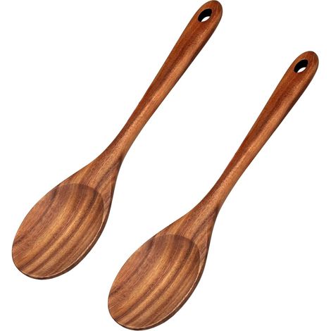 2-Piece Wooden Kitchen Spoon Set, 31.2 cm (1/5)