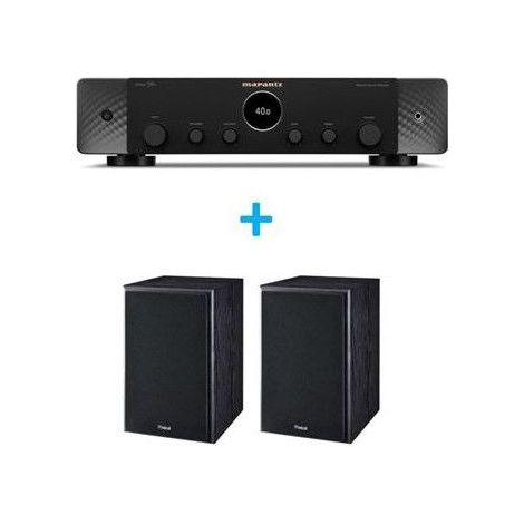 Pacchetto amplificatore e casse Hi-Fi - Marantz / Magnat - Stereo 70 + Monitor S30 - Nero - Casse da scaffale