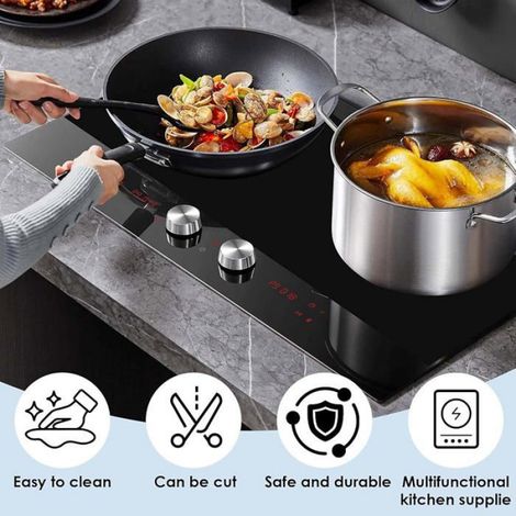 Tapis De Protection Plaque Induction - Silicone Fibre De Verre - 52x78 Cm - Résistant Jusqu'à 240 °C - Pour Cuisinière À Induction Et Appareils Thermiques - 1 Pièce (1/5)