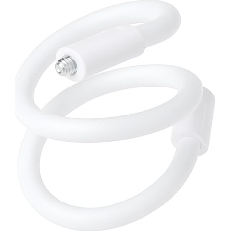 Flexible 1/4"-Halterung für Überwachungskameras mit drehbarem Sockel, Telecare-Gerät, Weiß (1/5)