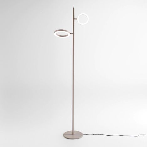 Piantana moderna gea luce gpit32 led alluminio dimmerabile orientabile