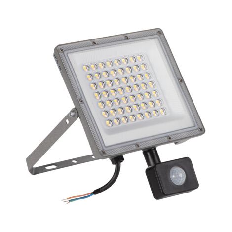 Projecteur LED 50W CCT détecteur PIR IP44 Kanlux gris (1/5)