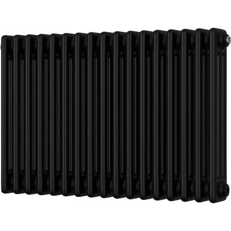 Alpha - Black Column Radiator H500mm x W777mm 3 Column (1/3)