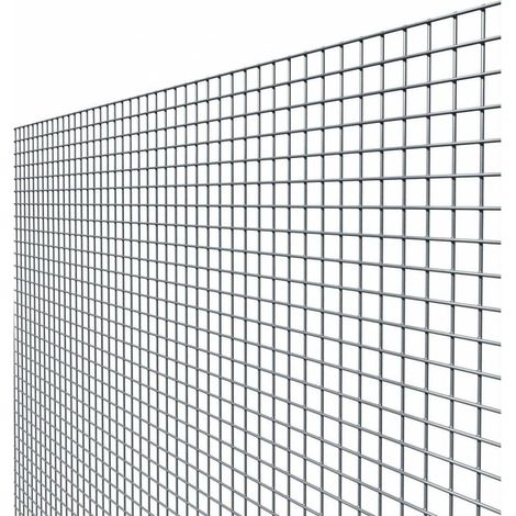 Idroweb – Rete quadrazinc 12x12 F 0,90 mm – Hauteur 60 cm – Longueur 25 m – Grillage rigide pour chantiers humides