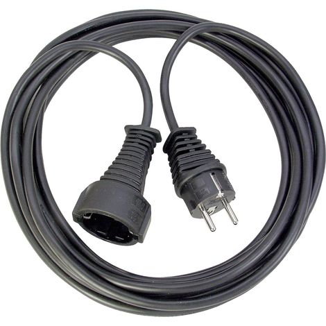 BRENNENSTUHL Verlängerungskabel H05VV-F 3x1,5qmm Schwarz 5m