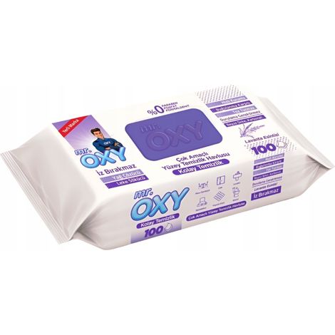 Salviette detergenti Mr.OXY al profumo di lavanda (1/3)