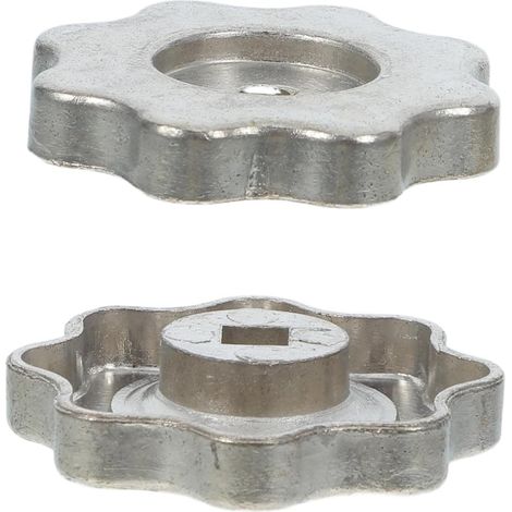 de manomètre ronde en aluminium argenté lot de 2 pour (1/5)
