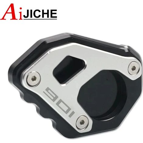 (901-A) Béquille latérale CNC pour moto, extension de béquille compatible avec Husqvarna 901 et Norden 901 21-22 Maxpower (1/3)