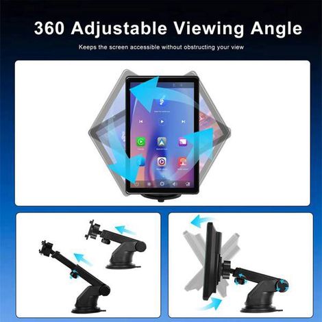 8-inch touchscreen without rearview camera, compatible with Apple CarPlay/Android Auto and landscape/portrait modes. (1/5)