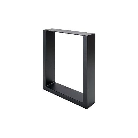 Hettich Bankgestell U 40 x 30 cm Stahl schwarz - 1 Stück Bankgestell