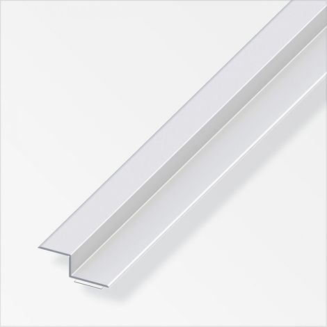 alfer Z-Abschluss-Profil 1 m, 15 x 20 x 9 mm Aluminium eloxiert silber Profil