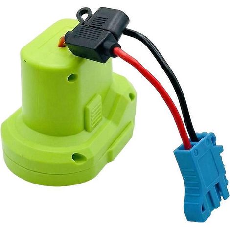 RYOBI 18 Adaptateur de faisceau de câbles à monter soi-même, spécifique à la batterie, avec porte-fusible, compatible avec les voitures électriques pour enfants. (1/5)