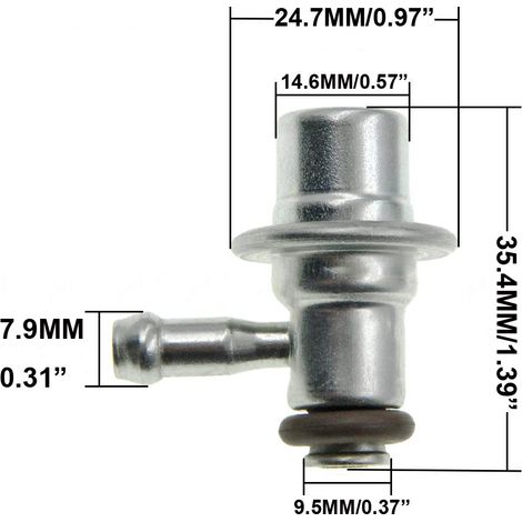 Hochwertiges Kraftstoffeinspritzdruckreglergehäuse für Mazda 6, 3,5 Bar (1/4)