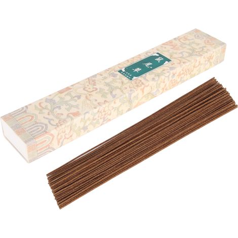 Bâtonnets d'encens blanc sauge relaxants, chaleureux et sûrs, boîte pour méditation à domicile, élimination des odeurs, paquet de 10. (1/5)