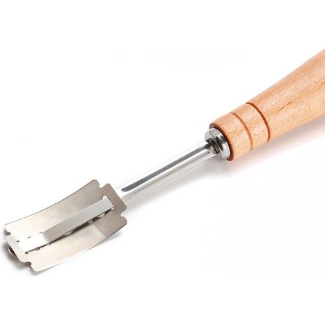Kit de Lame pour Entaillage Pain avec Manche en Bois et 5 Lames - Outil de Boulanger (1/5)