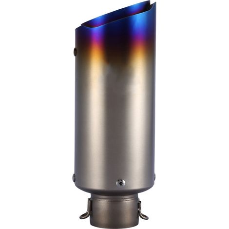 Silencieux moto oblique 51mm échappement universel pot arrière tube queue 1 (1/5)
