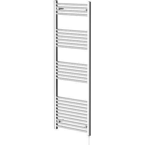 Pizarro Chrome 1600mm x 600mm Straight Electric Heated Towel Rail (1/5)