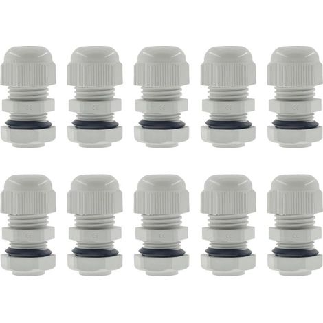 10 1/2-Zoll-NPT-Nylon-Zugentlastungsmuffen, verstellbare Klemmanschlussdose, Schutzart IP68, Schutzgurt, CE- und RoHS-zertifiziert, weiß (1/5)