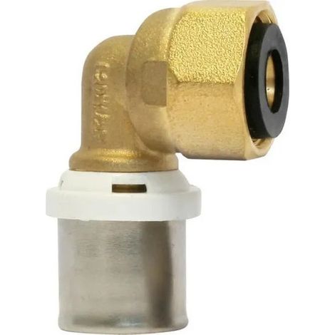 COUDE LAITON MULTICOUCHE ECROU TOURNANT F20X27/20MM