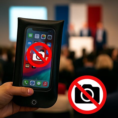 25 Borse custodia di sicurezza per cellulare anti-fotocamera riutilizzabile (1/5)