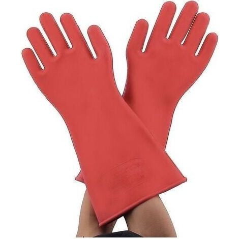 Gants isolants haute tension 12kV, sécurité pour électricien (1/4)
