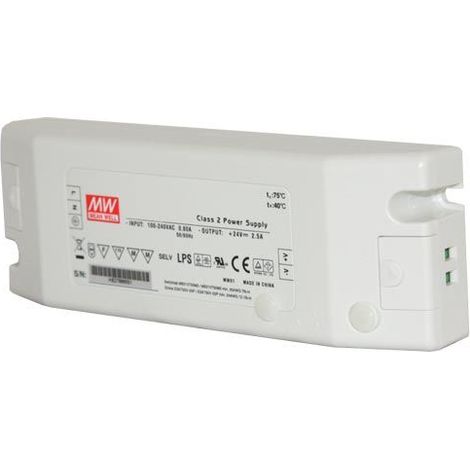 Transformateur LED ON/OFF 12VDC 100W Bornier MeanWell PLC-100-12