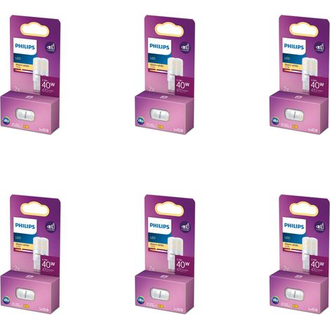 Philips Pack avantagé G9 Ampoule Capsule 40W Non Dimmable Lumière blanche chaude - 12 pièces (1/3)