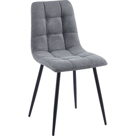 Packs Sillas Comedor - Pack 2 Sillas Stuhl Tela - Gris oscuro (1/5)