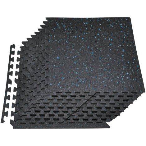 Tapis de Sol Puzzle Fitness 24PCs 61x61x1 cm Dalles en Mousse EVA (1/5)