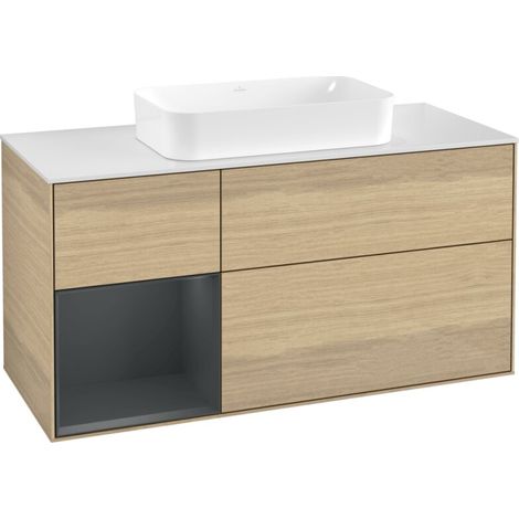 Villeroy & Boch F701HGPC meuble sous-lavabo Finion F70 (1/2)