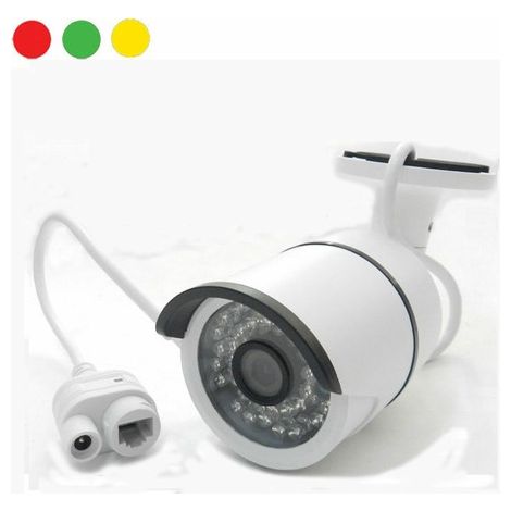 TELECAMERA VIDEOSORVEGLIANZA IP CAM 720P LAN 35 LED IR P2P INFRAROSSI AHD 2096