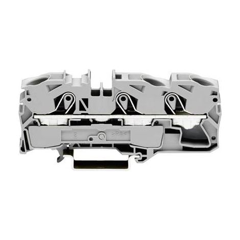 Borne pour conducteur de protection WAGO 2016-1307 12 mm ressort de traction Affectation: terre vert (1/2)