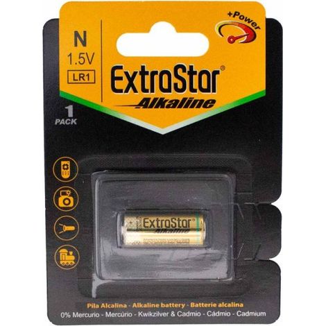 Pila Batteria LR1 1,5V N E90 Super Alcalina Confezione da 1 Pezzo