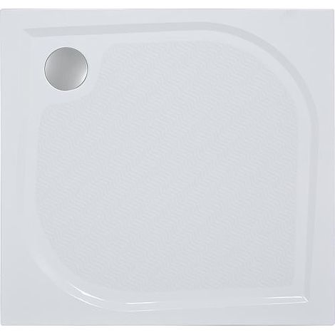 Receveur EBBY, en fonte minéral lxhxp: 1000x38x1000mm pied et anti-glisse inclus (1/4)