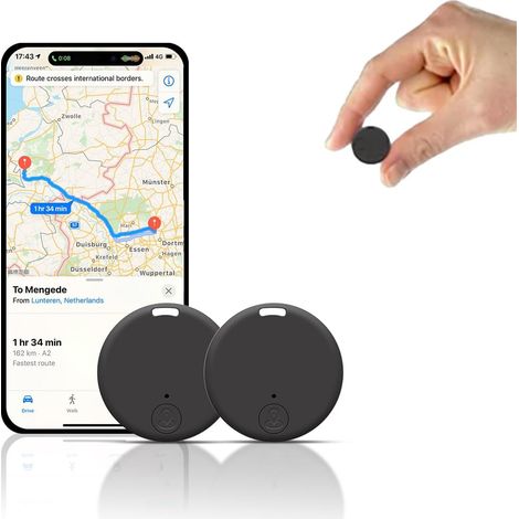 Traceur GPS Mini 6 Mois d’Autonomie, Localisateur Intelligent Anti-Perte, Compact, Étanche (1/5)