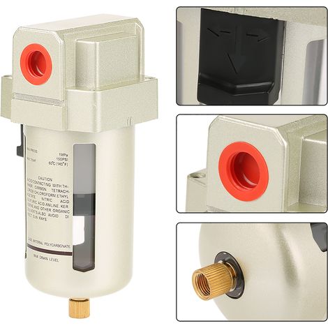 1 Stück AF4000-04 PT1/2 Luftfilter-Quellenverarbeitungskomponente für die Feuchtwasserfiltration (1/5)