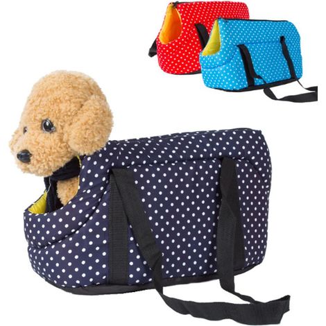 Sac bandoulière portable pour animaux de compagnie (chiens, chats, chiots), sac de transport en maille respirante