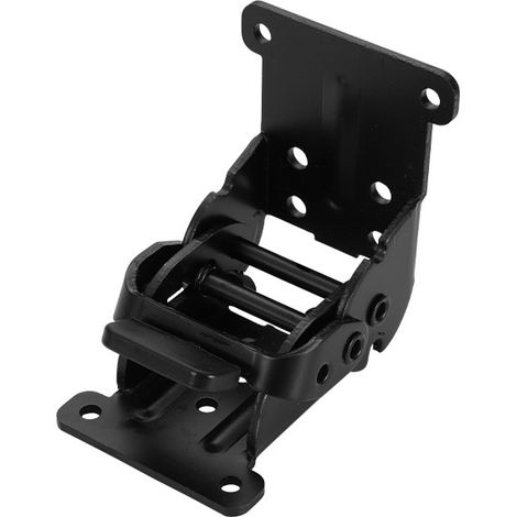 Bisagra plegable autoblocante de 0-90-180 grados, placa de extensión de mesa abatible, accesorios de soporte plegables para banco de trabajo plegable de hierro con bronce oscuro, paquete de 8 (1/5)