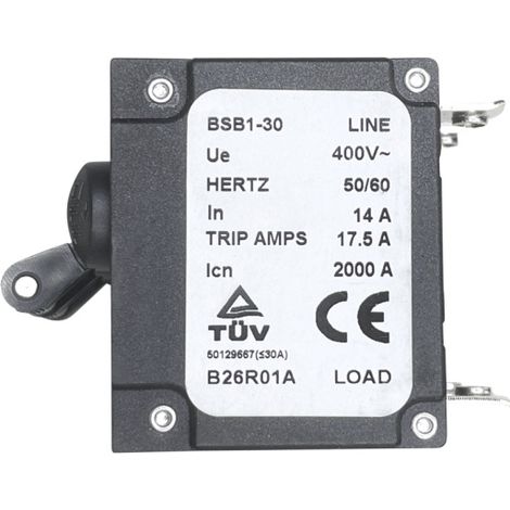 Thermoschalter Leistungsschalter B26R01A Reset Schalter Überlastschutz für Stromerzeuger uvm... (1/4)