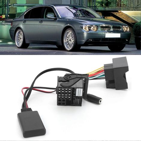 Adaptateur audio Bluetooth 50 AUX avec microphone intégré, compatible BMW E60 E63 E64 E65 E66 E87 (1/5)