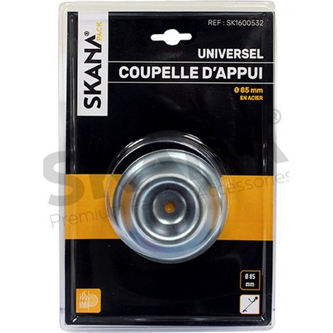 Ciotola di supporto in acciaio ø: 85 mm per decespugliatori a zaino. Diametro: 8 mm.