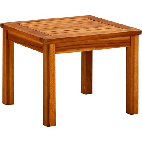 vidaXL Table basse de jardin 45x45x36 cm Bois solide d'acacia (1/5)