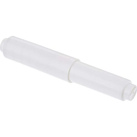 Barre de support de papier toilette rétractable Donemore, ressort de rechange compatible avec les rouleaux de papier toilette, barre en plastique
