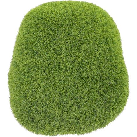 Bulleur Aquarium Décoratif en Résine Vert Mousse Réaliste, Ornement Solide et Résistant à l'abrasion pour Décoration Aquarium et Bureau (1/5)