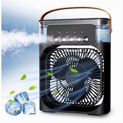 TrAdE Shop Traesio - Mini Condizionatore Raffreddatore D'aria Piccolo Portatile Umidificatore Nero - (1/5)