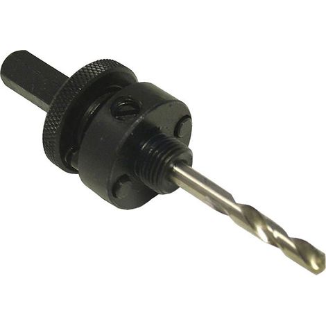 Faithfull Holesaw Arbor for 32-210mm Bi-metal & Tungsten Carbide Tipped Holesaws, 162mm Length