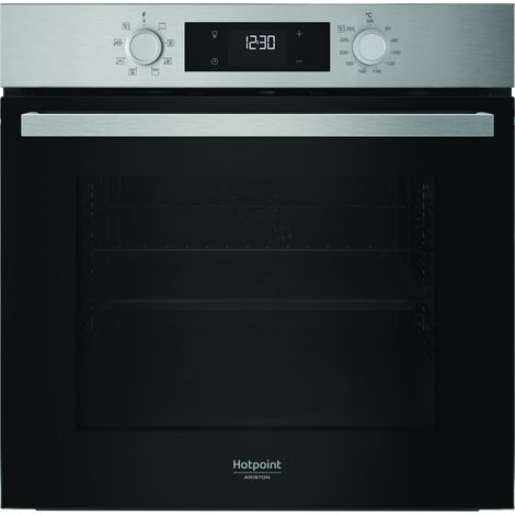 Hotpoint Ariston Forno da incasso HAO3 K55H X. Dimensione del forno: Media, Tipo di forno: Forno elettrico, Capacità interna forno totale: 71 L. Posizionamento dell'apparecchio: Da incasso, Colore ... (1/4)