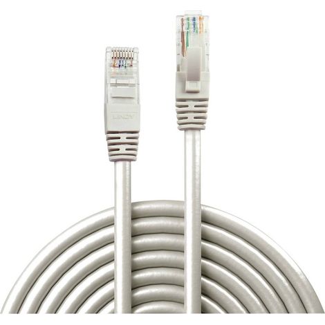 Câbles réseau et DAC LINDY Cat.6 UTP Cable Grey 5m (1/3)